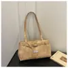 Bolso para Mujer 2026 Nuevo de Moda Personalidad Bolso de Hombro Único Diseño de Nicho Estilo Coreano Debajo del Brazo Casual Retro Bolso de Mano para Viajes