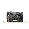 Bolso Pequeño Cuadrado Minimalista Versátil para Mujer, Nuevo de la Colección Primavera 2026 Bolso de Hombro de Moda con Estampado de Leopardo, Bolso Trendy de Lujo Ligero para el Hombro para el Trabajo