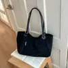 Bolsa de camurça para mulheres, nova coleção de outono 2026, bolsa tote retrô de alta qualidade para o dia a dia, bolsa de ombro de grande capacidade