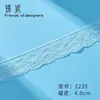 Accesorios de Encaje de 3-20 cm de Ancho Nuevos de Nylon Blanco y Negro Borlas para Ropa de Bebé Brocado Espesado Accesorios para el Cabello Material para Cinturones