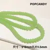 Contas de Ábaco, Contas Espaçadoras de Vidro Colorido com Furo Reto, Pulseira, Colar, Pingente de Carro, Acessórios de Joias Artesanais Multicor, Decoração com Contas de Material