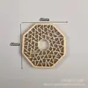 24 Años Nuevo Color Madera Madera Cortada Base para Tazón Nueva Pantalla Chinoiserie Posavasos de Té Listo para Entrega Directa