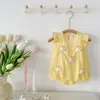 Ropa de Bebé para Verano, Mameluco Delgado Estilo Princesa, Conjunto de Verano Súper Lindo y Elegante para Bebés