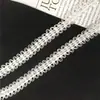 Acabamento de Renda com Contas de Cristal em Estoque do Fabricante para Roupas, Bolsas, Sapatos, Chapéus, Acessórios de Decoração DIY