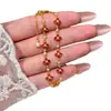 Estilo Retro Francês da Moda, Fresco e Luxuoso, Pulseira de Flores de Moda de Alta Qualidade com Strass Completo, Joia Versátil e Única