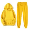 Sudadera con capucha Conjunto de sudaderas Sudadera informal holgada Pantalones deportivos Versátil Conjunto de dos piezas Sudadera con capucha y pantalones