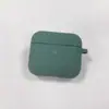 Adecuado para funda de auriculares Airpods3, Nueva funda Bluetooth para auriculares de tercera generación de Apple, Funda de silicona fina de una sola pieza de color sólido con hebilla