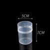 Caixa de plástico transparente direta da fábrica caixa de armazenamento transparente caixa de ferramentas caixa de armazenamento de cartão de papel pequeno
