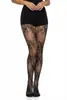 Medias de Rejilla Florales, Medias Sexy de Encaje Fino Jacquard Color Café, Pantimedias para Mujer al por Mayor, Resistentes a Enganchones y Duraderas