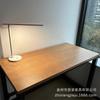 Mesa de Computador de Nogueira Preta Mesa de Tronco Mesa de Estudo em Casa Mesa de Escrita Madeira de Freixo Madeira de Cerejeira Mesa Longa de Conferência de Escritório