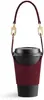 Cubierta de Taza Portátil de Cuero PU con Diseño de Velcro, Tamaño Ajustable, Cubierta Protectora Universal para Té de Leche y Café Negro