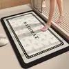 Alfombrillas de tierra de diatomeas minimalistas y lujosas al por mayor: alfombrillas de baño absorbentes, antideslizantes y de secado rápido, felpudos duraderos y fáciles de limpiar