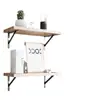 Soporte de hierro soporte de madera simple soporte triangular estante de ángulo recto estante de pared