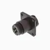 Plugue Doméstico de 4 Pinos 206429-1 Smema 206061-1 Conector Circular Preto