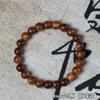 Pulsera Yabai de material Taihang Chenghua 20 pulseras de hombre aceite negro material viejo cuentas de Buda madera Wenwan joyería joyería de pareja