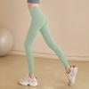 Calças de Yoga Fitness Pilates Cintura Alta Roupa Exterior Controle da Barriga Calças Shark Femininas Bumbum Pêssego Calças Compridas Roupa Exterior Leggings Esportivas