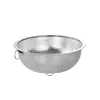 Cesta Escurridora de Acero Inoxidable, Cesta para Lavar Arroz, Colador Redondo Multiusos para Cocina, Colador para Frutas y Verduras, Tamiz para Lavar Arroz con Agujeros Pequeños