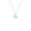 Anillo Mobius BaObAo de diseño original en plata de ley, collar Planeta de los Sueños Amor, cadena para clavícula de temperamento nicho femenino