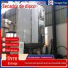 Secador Contínuo de Discos de Pó de Ferro Secador de Pó de Ferro Equipamento de Secagem Contínua Controle Sólido de Temperatura