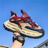 Sapatos Masculinos Europeus 2025 Primavera e Verão Novos Sapatos de Pai Aumento de Altura com Sola Grossa Sapatos Esportivos Casuais da Moda Masculina