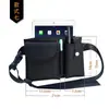 Riñonera Impermeable para Camarero de KTV Bolsa de Herramientas Hombres Mujeres Riñonera Negra Bolsa para Walkie-Talkie Tableta Teléfono LOGO