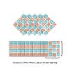 Conjunto encantado para banheiro adesivos de parede de mosaico de cristal à prova d'água cozinha adesivos de azulejo à prova de óleo adesivos estéreo 3D fabricantes de origem