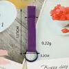 Llavero Ins Coreano Parche de Tela Termoadhesivo Lona Correa de Algodón Llavero Hecho a Mano DIY Correa de Tejido Encanto para Bolsa de Transporte