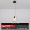 Luminária Pendente Pequena de Cabeça Única Flor Âmbar Vidro Natural Cobre Retrô Japonês Barra para Sala de Jantar Quarto Mesinha de Cabeceira Luminária de Parede Pendente