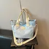 Bolso tote de gran capacidad para mujer, nuevo y elegante bolso tote 2026, bolso de hombro versátil de lunares, bolso cruzado y bolso de mano