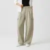 Pantalones de Trabajo de Montaña Nuevos para Primavera 2026 para Mujer, Pantalones de Pierna Ancha de Corte Holgado, Cintura Alta Adelgazantes Holgados Versátiles Casuales Largos