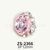 Exquisita simple delicada arte de uñas cristal rosa diamante perla pila diamante joya Súper Brillante Estilo chica dulce francesa decoración de uñas