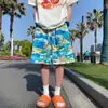 Shorts Casuales de Playa para Hombre, Bañador Delgado de Secado Rápido de Verano, Pantalones Cortos Holgados Estampados de Moda, Pantalones de Cinco Puntos