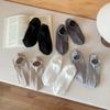 Calcetines invisibles de color sólido para hombre, de malla, transpirables, informales, combinables, finos y cortos, de silicona para el talón, para primavera y verano.