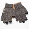 Guantes táctiles antideslizantes para hombre para exteriores, para montar, conducir, forrados de lana polar, a prueba de frío, para estudiantes mujeres, otoño e invierno, cálidos, para pareja