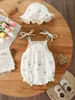 Ropa de Bebé, Ropa de Verano, Mono con Tirantes para Bebé Niña Recién Nacida, Ropita Ligera de Princesa para Luna de Miel, Cien Días, Ropa de Verano