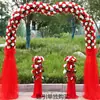 Arco de flores de seda para boda soporte para flores arreglo de boda puerta de flores inauguración de tienda arco de flores para celebración corona de actividad de celebración puerta de la felicidad