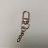 Fivela de Porta de Liga de Zinco com Corrente Acabamento Fino Fivela de Cachorro Mochila para Pet Fivela Universal Acessórios Chaveiro Rotativo