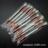 Nuevo pincel portátil de silicona de doble cabezal para sombra de ojos, pincel para párpados, pincel de silicona en forma de corazón, un pincel, herramienta de belleza multiusos.