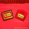 Shuibei Oro Puro Más Vendido Billete de Oro Sobre Rojo Set de Decoración Creativa Regalo para Estudiantes de Secundaria y Universidad Al Por Mayor