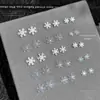 Novos Acessórios de Arte para Unhas Floco de Neve Cristal de Gelo 2026 Inverno Luxo Leve Glitter Fino Lantejoulas Resina Strass para Unhas Decoração Atacado