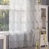 Dropshipping Transfronterizo de Cortinas Bordadas de Cola de Fénix para Dormitorios y Salas de Estar, Productos Terminados con Ojales para Amazon, Venta al por Mayor de Comercio Exterior