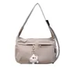 Nova Bolsa de Lona Leve Impermeável com Proteção Solar, Múltiplos Bolsos, Grande Capacidade, Bolsa de Ombro Transversal Casual e Versátil para Mulheres