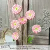 Flores Artificiais de Peônia de 6 Camadas para Decoração de Corredor de Casamento, Flores para Decoração de Salão de Casamento, Flores Artificiais de Plástico Arranjo de Flores DIY