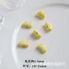 Macaron Oso Lindo Que Chilla Cabeza de Oso Pintura Aleación DIY Cadena para Teléfono Móvil con Cuentas Collar Accesorios para el Cabello Accesorios