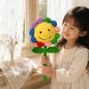 Buket de girasoles gigantes de colores, buket de girasoles tejido, un gran regalo para los maestros al inicio del ciclo escolar
