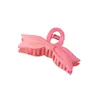Presilha de Cabelo Exquisita com Gradiente Fosco e Toque de Luxo, Presilha Pinça Grande em Formato de Laço para Mulheres, Acessório de Cabelo Pinça Tubarão de Plástico