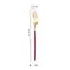 Vajilla Portuguesa de Acero Inoxidable Estilo Occidental Mango Puntiagudo Cuchillo para Filete, Tenedor y Cuchara Regalo Portugués Juego de Cuchillo, Tenedor y Cuchara