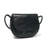 Mini bolsa tiracolo de couro de primeira camada, porta-moedas vintage transfronteiriço, organizador de fones de ouvido e batom, bolsa de telefone multifuncional