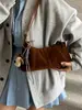 Bolso de Mujer para Comercio Exterior Transfronterizo Estilo Otoño/Invierno 2025 Maillard de un Solo Hombro Bajo el Brazo Tipo Empanada Bolso Cruzado Sencillo de Moda para Viajes