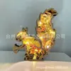 Luz Nocturna LED Decorativa de Animales Empalmados Cortados con Láser de Madera Decoración para el Hogar Luz Decorativa Tallada en 3D